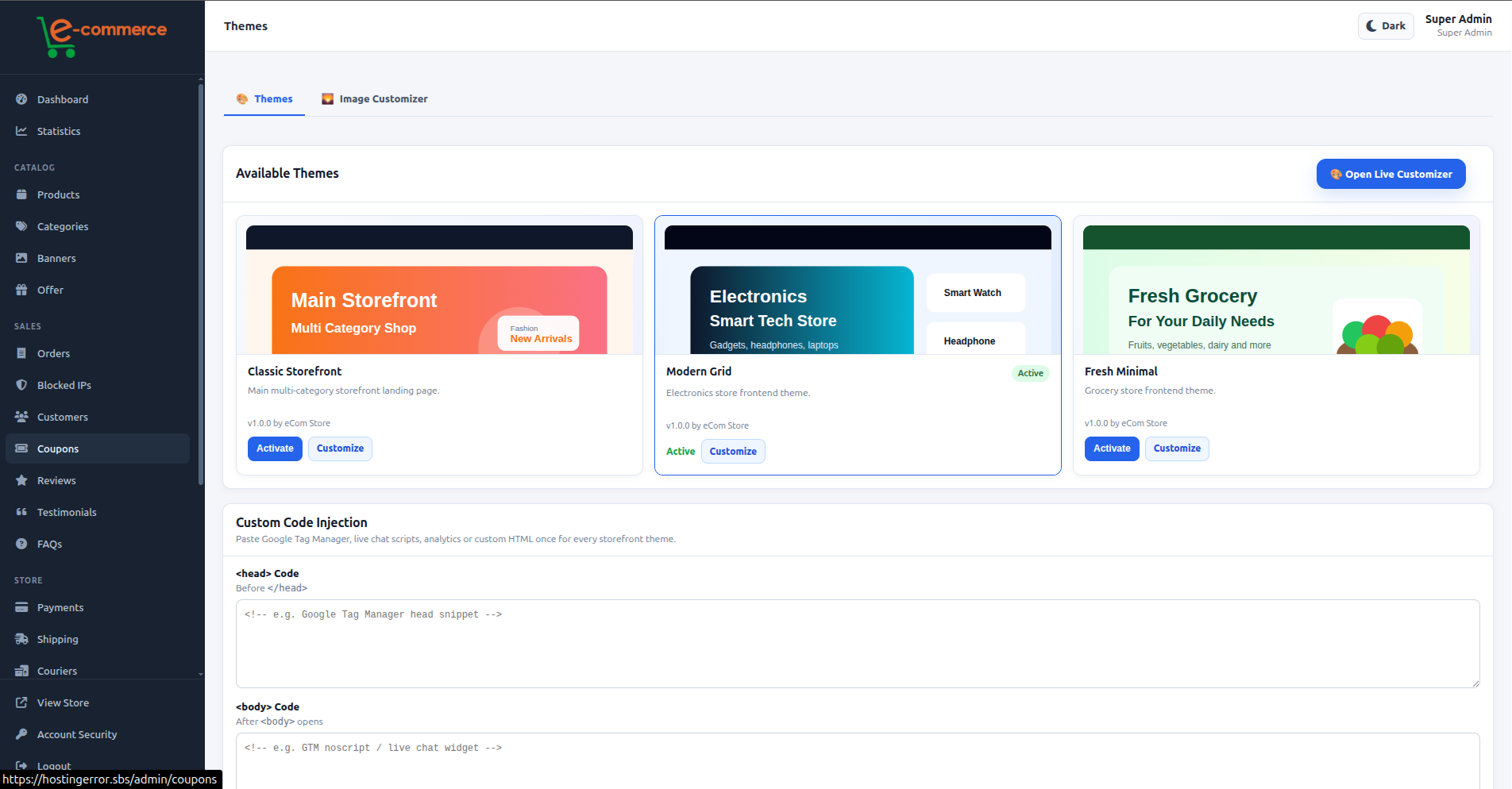 Professional Themes